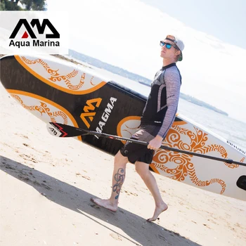 330*75*15cm oppustelige surf board stand up paddle board AQUA MARINA MAGMA pedal kontrol sup board taske snor padle A01005