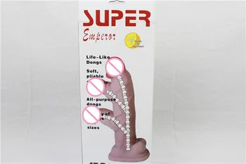 35 CM Lang og 6,5 CM i Diameter Virkelig Kæmpe Dildo For Kvindelige Onani, sexlegetøj Til Kvinde, Realistisk Dildo, Stor Penis,