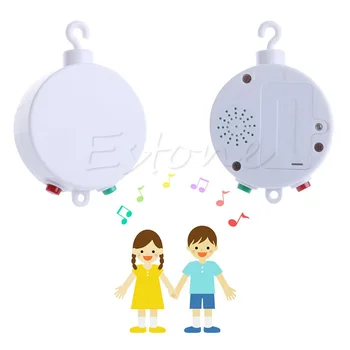 35 Sang Rotary Baby Mobil Barneseng Seng Toy Clockwork Bevægelse Music Box Spædbarn Bell