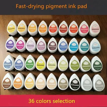 36 farver Tear Drop Ink Pad Stempel Home Decor Syre Gratis Inkpads scrapbooking