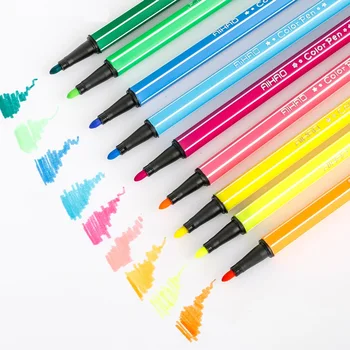 36 pc ' er Vand-farve, pen sæt pensel pens for Kids studerende Tegning markør Kunst leverer Kontorartikler, materiale skole levering A6266