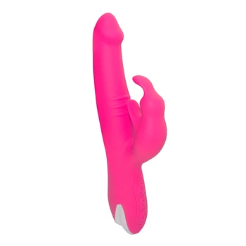 360 Graders Rotation Silikone Stor Realistisk Dildo Rabbit Vibrator til Kvinden Vandtæt G-punkt Vibrator Voksen Sex legetøj Sex Shop