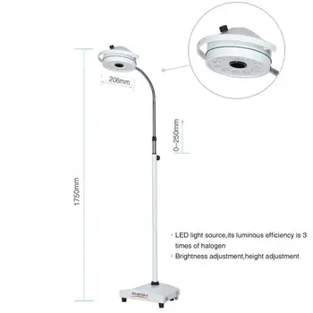 36W 12 LED Mobile Kirurgisk Medicinsk Eksamen Lys AC Shadowless Lampe KD-2012D-3 KN -