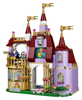37001 Skønheden og Udyret Prinsesse Belle ' s Fortryllede Slot byggesten Pige Kids Legetøj Kompatibel med blokke prinsesse gave