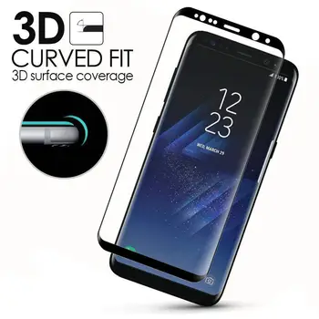 3D 9H Buet Hærdet Glas Til amsung Galaxy S8 s8 Plus Screen Protector Film Beskyttende Glas Til Galaxy S8 Glas