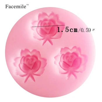3D blomster form silikone formen Øko-Venlige fondant udsmykning kithchen DIY kage udsmykning af 50-62 Gave