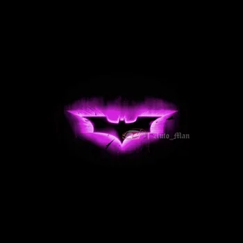 3D Dark Knight, Batman Logo Bil Cigaret Kuppel Tag Laser Projektor Ghost Skygge Dekorative Atmosfære LED Lys #B0136