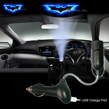 3D Dark Knight, Batman Logo Bil Cigaret Kuppel Tag Laser Projektor Ghost Skygge Dekorative Atmosfære LED Lys #B0136