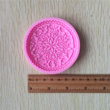 3D Flower Lace Form Silikone Kage Skimmel, Spisestue, Bar Bagning form Til Sæbe Slik, Chokolade Jelly Fondant Kage Udsmykning Værktøjer