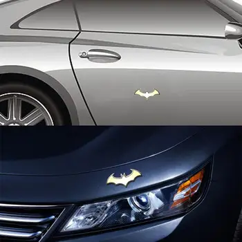 3D Metal Cool bat-Bil klistermærker batman logo badge decal til Volkswagen Jetta Lupo Lupo GTI Passat CC Passat R Phaeton Pointer
