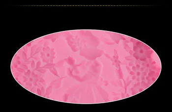 3D Prinsesse Blomst Kage form for Silikone Fondant Kage Udsmykning Af Bagning Værktøjer E689