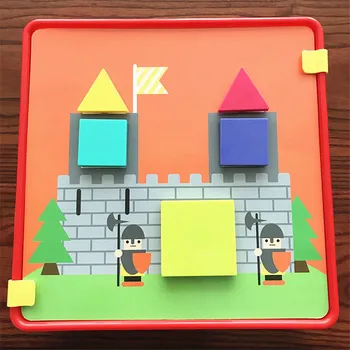 3D-Puslespil Legetøj Til Børn Sammensatte Billede Puslespil Kreative Mosaik Svamp Søm Kit-Knappen Art Kids Legetøj