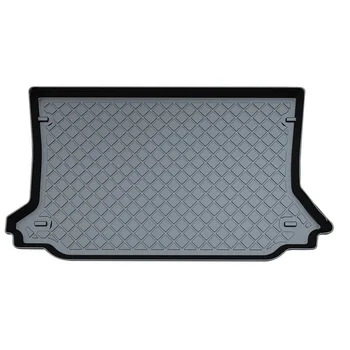 3D-Stammen Mat Premium Vandtæt Anti-Slip Bil & Trunk Skuffe Mat Protector Cover i Kraftig for Ford ECOSPORT, Sort