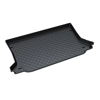 3D-Stammen Mat Premium Vandtæt Anti-Slip Bil & Trunk Skuffe Mat Protector Cover i Kraftig for Ford ECOSPORT, Sort