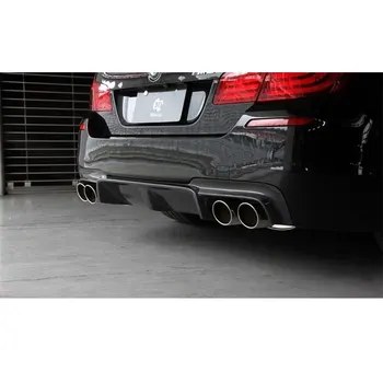 3D-Style-Carbon-Fiber Bageste Kofanger Diffuser læbe Til BMW F10 M5 Kofanger 2011~