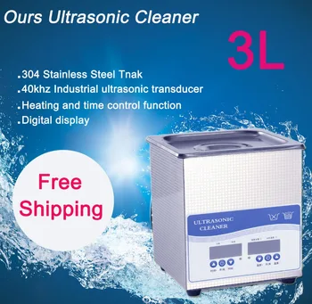 3L ultralydsrenser 120W Gratis Fragt prisen inkluderer rengøring kurv