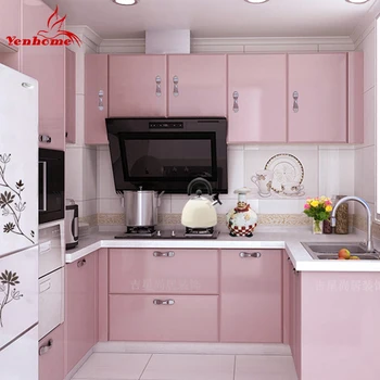 3M/5M/10M pink maling vandtæt vinyl dekorativ folie selvklæbende tapet rulle til køkken møbler, klistermærker pvc home decor