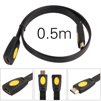 3m/5m HDMI-2.0 Mandlige og Kvindelige Extension Kabel HDMI-Kabel støtte 3840 X 2160 opløsning video HDMI-ledning til DVD, PS3, PS4 Notebook