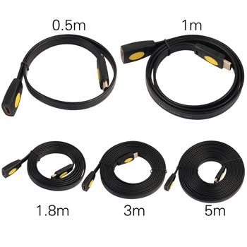 3m/5m HDMI-2.0 Mandlige og Kvindelige Extension Kabel HDMI-Kabel støtte 3840 X 2160 opløsning video HDMI-ledning til DVD, PS3, PS4 Notebook