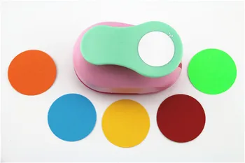 3PCS(5 cm,3.8 cm,2,5 cm), Runde form craft punch sæt børn manuel DIY hæfter cortador de papel de scrapbog Cirkel punch