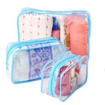 3pcs/set PVC jelly tasker, Kosmetik Taske Organizer makeup vask hygiejne tur til bevis vand pose til opbevaring af lejlighedsvis badeværelse
