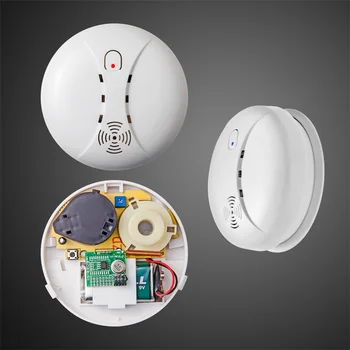 3pcs Trådløse Smart-House Følsomme Fotoelektrisk røgdetektor Brand Sensor For Trådløse GSM WirelessSecurity Hjemmet Alarm System