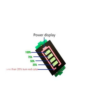 3S 3-Serie Lithium Batteri Kapacitet Indikator Modul 12,6 V Blå Skærm elbil Batteri Tester Li-po-Li-ion