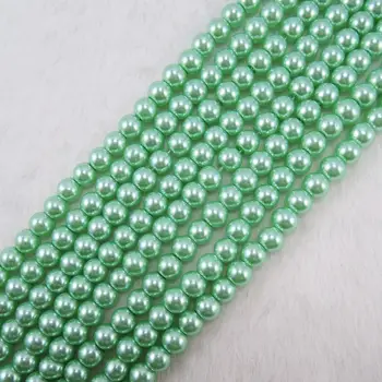 4.6.8.10.12.14 mm Engros Runde Bold Løs Glas Perle Spacer Perler DIY Smykker at Gøre Tilbehør GL-28