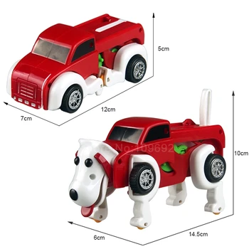4 Farver Windup Automatisk omdanne Dog Deformation Clockwork Bilen Wind-up Legetøj Til Børn ender Børn Gaver Jul