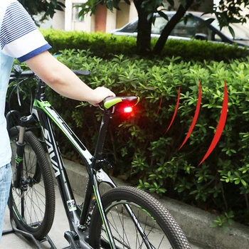 4 I 1 Anti-tyveri af Cykel Sikkerhed Alarm Trådløs Fjernbetjening Alerter Baglygter Lås Warner Vandtæt Cykel lampe Tilbehør