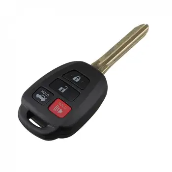 4 Knapper 314Hz Udskiftning Fjernstyret Bil Key Fob Sender Klikkertræning Alarm med G-Chip til Toyota HYQ12BDM