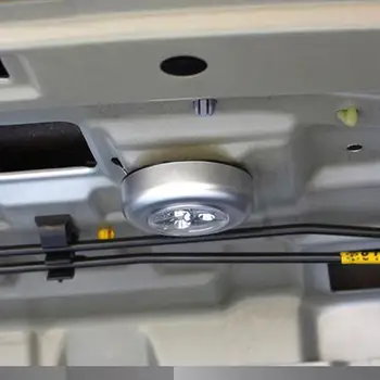 4 LED Bil Nødsituation Touch Lys batteridrevne Tryk på Push-Stick i Tryk på Runde Nat 3W Bilen Lampe læselys