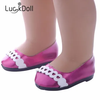 4 Nye ankomst sko passer 18 tommer Amerikansk pige dukke eller 43 cm Baby Født zapf, Børn, bedste Fødselsdagsgave
