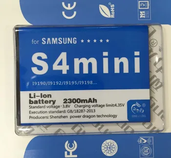 4 punkt B500BE B500AE Batteri til Samsung GALAXY S4 Mini til Samsung i9190 i9192 i9195 i9198 S4MINI 1900mAh Donglilong