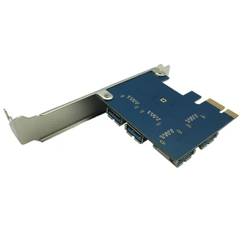 4 Slots til PCI-E 1 4 PCI Express 16X Slot Eksterne Riser-Kort Adapter Bord PCIE-Multiplikator Kort for BTC Miner