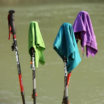 40*40cm Sport Hurtig Tørring Håndklæde Udendørs Camping Rejser Svømning Microfiber Håndklæder