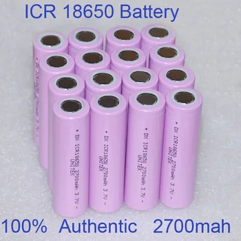 40%oOFF 16PCS UNITEK 3,7 v 18650 batteri 2700mah genopladeligt Li-ion lithium celle udskift Samsung ICR 18650 26F lommelygte