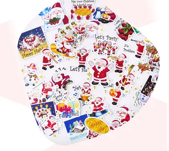 40pcs kreative søde piger self-made Christmas Santa Claus scrapbooking klistermærker /dekorative sticker /DIY håndværk fotoalbum