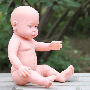 41/51 cm Baby Børn Reborn Baby Badekar Dukke Fuld Blødt Vinyl Naturtro Silikone Nyfødte Baby Legetøj for Drenge og Piger Fødselsdag Gave