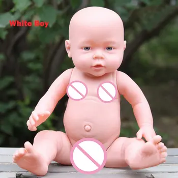 41cm Baby Simulering Dukke Blød Børn Reborn Baby Doll Toy Nyfødte Dreng Pige Fødselsdag Gave Emuleret Dukker Baby Vækst Partnere