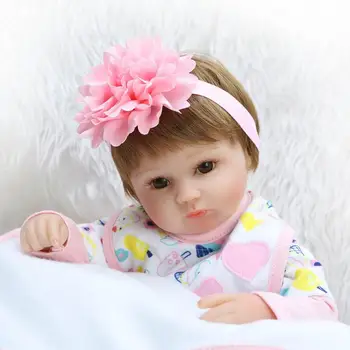 42cm bebe pige reborn babyer legetøj dukker silikone vinyl real Nyfødte baby Dukker til børn gave doll genfødt brinquedos