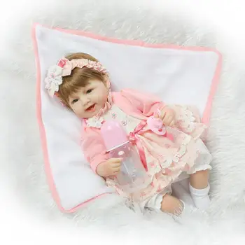 42cm Silikone Reborn Baby Dolls af NPK Dukke Helt I Top Kvalitet Sweater, Smukke, Simulering Reborn Dukker Babyer til Gave