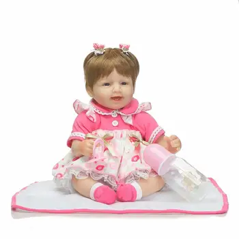 42cm Silikone Reborn Baby Dukke Rigtig Nyfødte Baby Dukker Soft Touch Børn Dukker, Legetøj Bebe Doll Genfødt Legetøj Børn Gaver