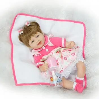 42cm Silikone Reborn Baby Dukke Rigtig Nyfødte Baby Dukker Soft Touch Børn Dukker, Legetøj Bebe Doll Genfødt Legetøj Børn Gaver