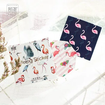 45 Stk. / Pose Drøm Musik Flamingo Farve Dekorative Klistermærker Klistermærker Dagbog Diy Bagage