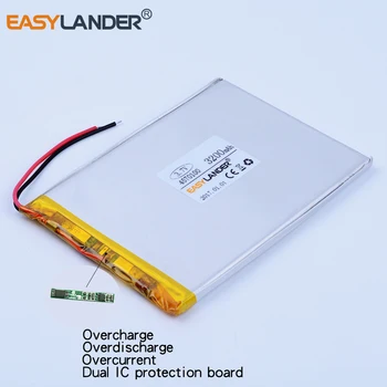 4570100 3,7 V 3200mAh Genopladeligt Li-Polymer Li-ion Batteri Til Bluetooth Notebook 7tommer Tablet PC power bank PDA DVD-456999