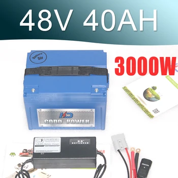 48V 40AH Elektrisk Cykel batteri 48V El-cykel batteri med 3000W BMS