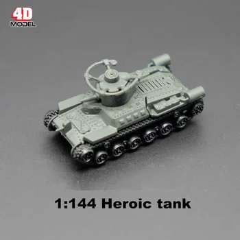 4D Nye Ankomst 8stk/masse 1:144 Verdenskrig Tanke af Plast Samling Model Tanke Toy Sand Bord Model World of Tanks Samling