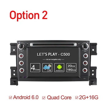 4G SIM-LTE 1024*600 Octa 8 Core Android6.0 For SUZUKI GRAND VITARA 2005 - Bil DVD-Afspiller Navigation GPS Radio wifi 32G ROM