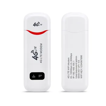 4G USB-Modem Mini Wifi Router Stick Dato Card Mobile Hotspot Trådløst Bredbånd Ulåst Bærbare Dongle Bil Wifi Repeater Mifi